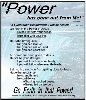 The power of Jesus