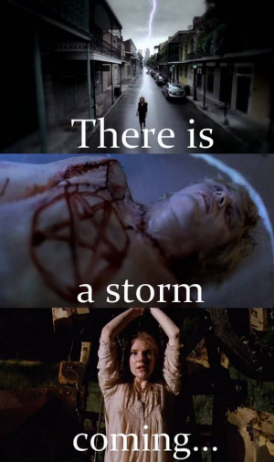 ... Story Coven – Evan Peters as Kyle Spencer and Lily Rabe as Misty Day