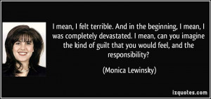 More Monica Lewinsky Quotes