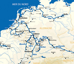 Netherlands River Map