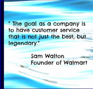 ... to have customer service that is not just the best ,but legendary