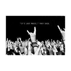 text party music quotes rock hipster inspiration b&w hands Concert ...