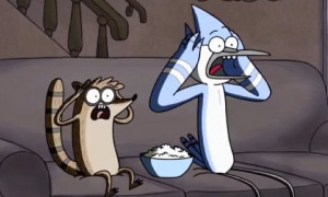 AAAHHH! Mordedcai & Rigby - regular-show Screencap