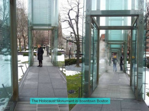 New England Holocaust Memorial: The Holocaust Memorial downtown Boston