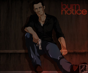 Burn Notice - Michael Westen by InvisibleRainArt
