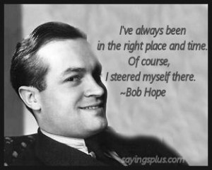 Large collection of Bob Hope quotes and sayings organized by subject ...