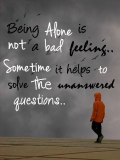 Being Alone Mobile Wallpaper