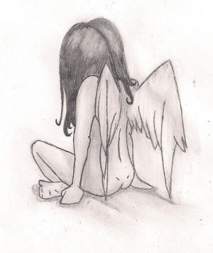 little angel drawing by thisescape traditional art drawings other 2010 ...