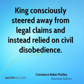 King consciously steered away from legal claims and instead relied on ...