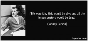 Re: Elvis and Johnny Carson...