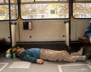 Funny transport pictures > Funny bus pictures > Funny bus passenger