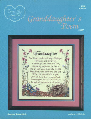 poem for the granddaughter in your life.