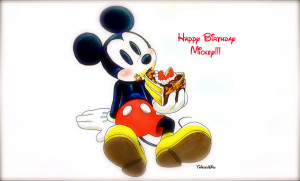 happy birthday Mickey by twisted-wind