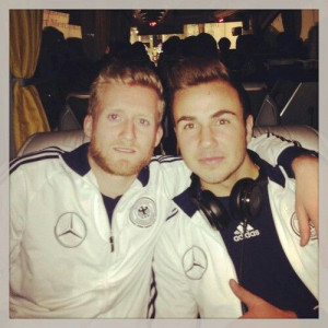 Instagram - With Mario GötzeMario Götze, André Schürrle