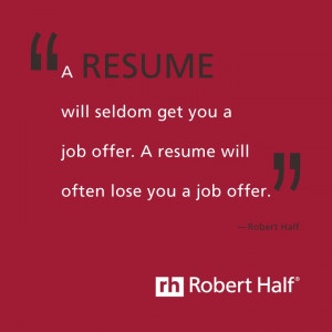 Wise advice from our founder Robert Half