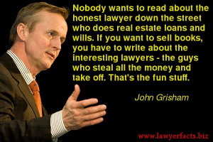 ... and take off. That's the fun stuff. John #Grisham #lawyer #quotes