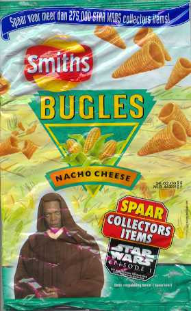 Smiths Bugles Mace Windu + collector card (Holland)