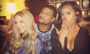 Charity Shea, Damien Dante Wayans and LeToya Luckett pause to pose for ...