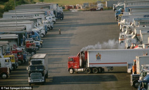 Trouble with trucks: An 18-wheeler diesel-engine truck would have to ...