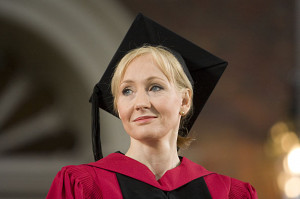author of the harry potter series j k rowling delivered