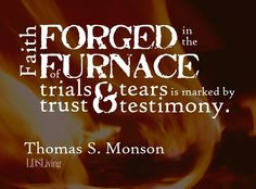 ... marked by trust and testimony.