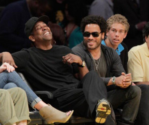 Friendship lenny kravitz Common mick jagger Brandy denzel washington ...