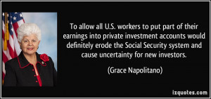 all U.S. workers to put part of their earnings into private investment ...