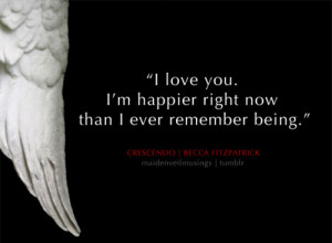 Quote - Especial Hush Hush: I love you