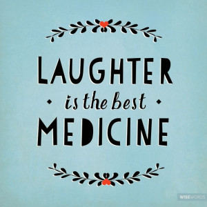 Laughter is the best medicine. || www.penelopeandpip.com