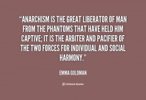 Emma Goldman Anarchy Quote