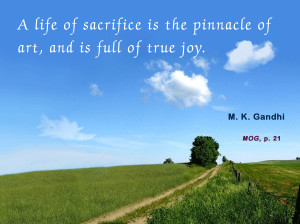 Sacrifice Quotes For Family Gandhi quotes on sacrifice