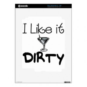 Dirty Martini iPad 2 Decals