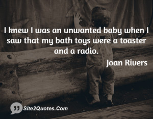 knew I was an unwanted baby when I saw that my bath toys were a ...