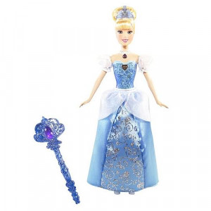 Disney Princess Magic Wand Cinderella Doll Image