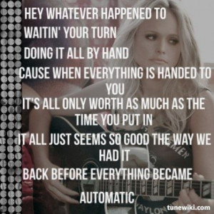 Automatic by Miranda Lambert