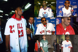 Kobe Bryant went old school and wore an assortment of throwback ...