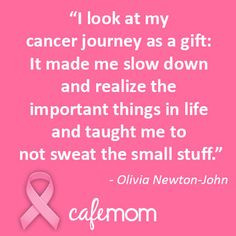 ... inspiring quotes from celebrities who have battled breast cancer