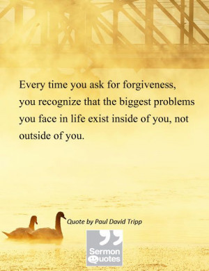 Biggest problems exist inside of you