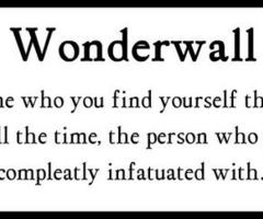 Love Definitions Tumblr Wonderwall definition