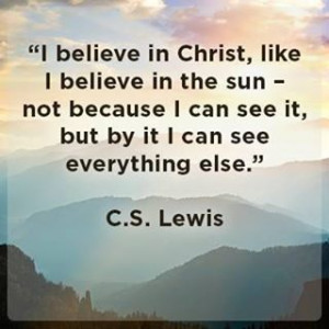believe in Christ....