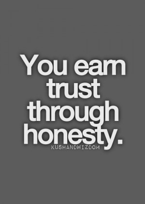 Earn trust