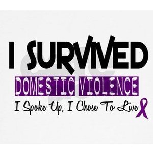 Domestic Violence Survivor 2 Women's T-Shirt - CafePress