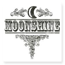 Moonshine Square Sticker 3