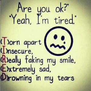 cute, im just tired, love, love tired, pretty, quote, quotes