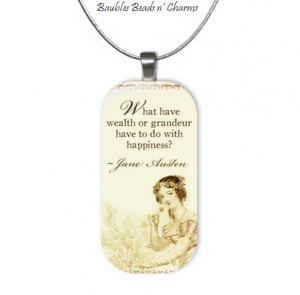 Jane Austen Quote Necklace, Sense and Sensibility Necklace, Sense and ...