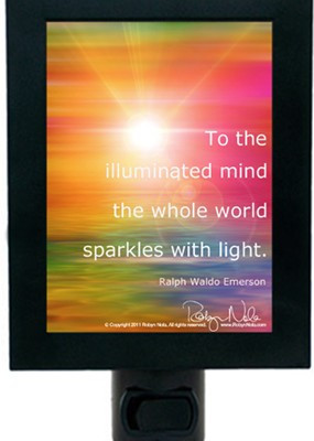 Illuminated Mind” Inspirational Quote Night Light