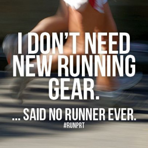 don't need new running gear... said no runner ever.