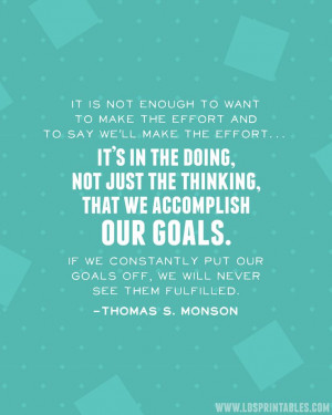 Quote, Goals Sets Quotes Lds, Lds Quotes On Goals, Lds Printable, Lds ...