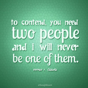 To Contend... | Creative LDS Quotes