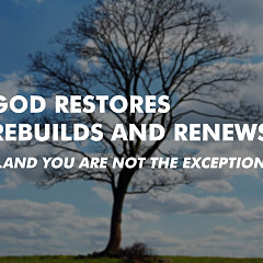 God Restores, Rebuilds, And Renews